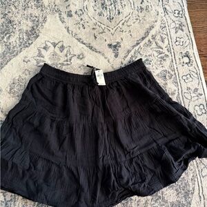 Aerie Black Tiered Skirt great as beach coverup or to wear around. Never worn